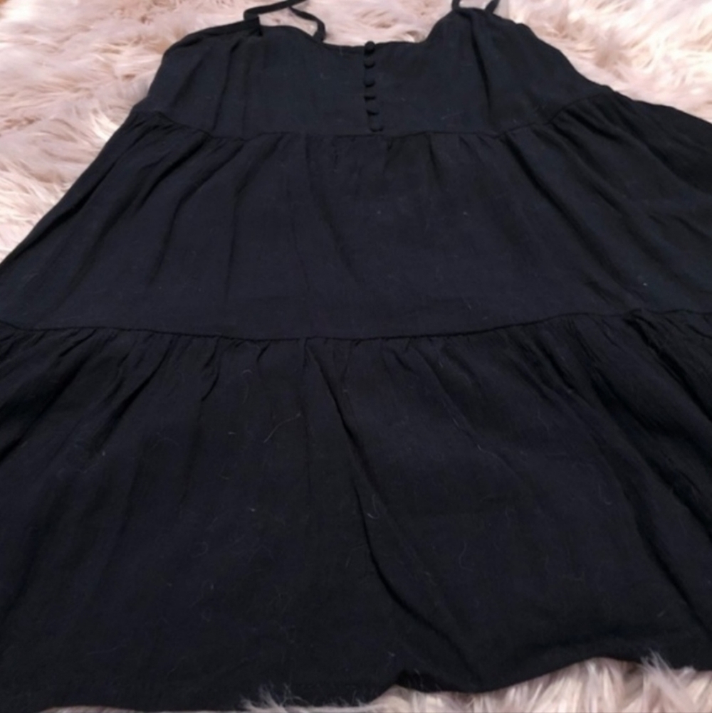 Mossimo Black Adjustable Spaghetti Strap Dress Ju… - image 4